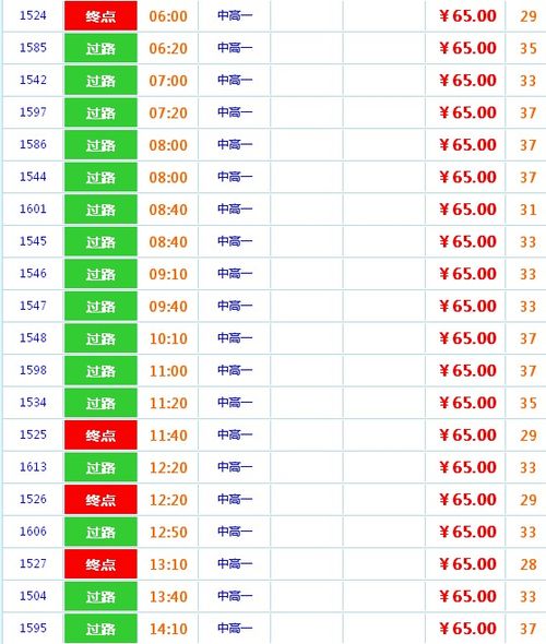 平度到曲阜汽车票价多少