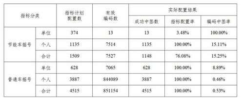 武汉汽车摇号中签率多少