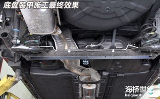 汽车底盘装甲多少平方