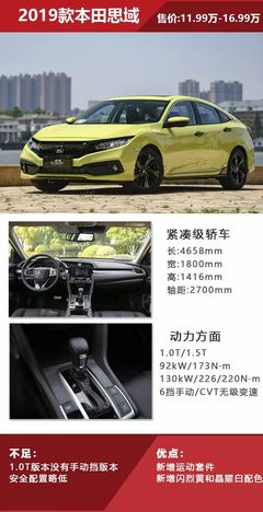 思域建议买哪一款,思域建议买哪一款最好
