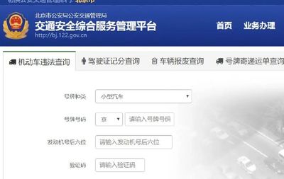 公安交管网违章查询,全国公安交管网违章查询