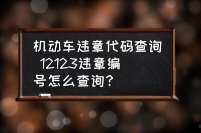 123交管网违章查询,123交管网违章查询怎么查