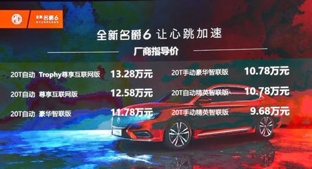 上汽名爵6报价和图片,二手名爵6值不值得入手