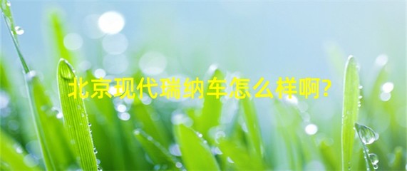 北京现代瑞纳车怎么样,北京现代瑞纳咋样