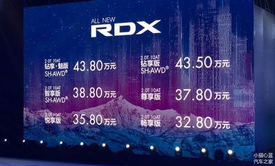 广汽讴歌rdx降价10万,广汽讴歌rdx2021