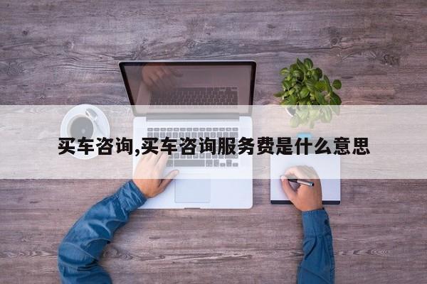 买车咨询,买车咨询服务费是什么意思