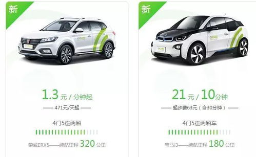 共享汽车每小时多少钱
