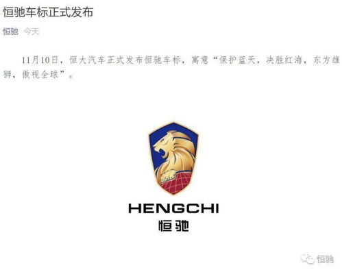 恒大汽车车标有多少