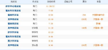 荆门到大冶汽车票价多少
