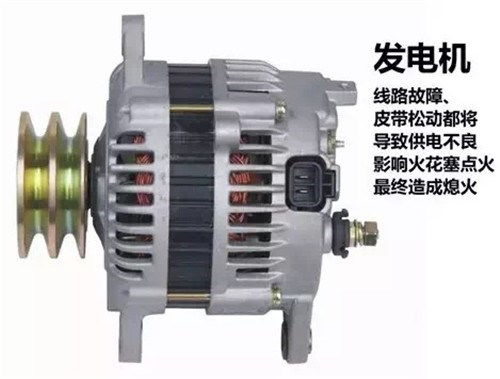 汽车发电机效率是多少伏