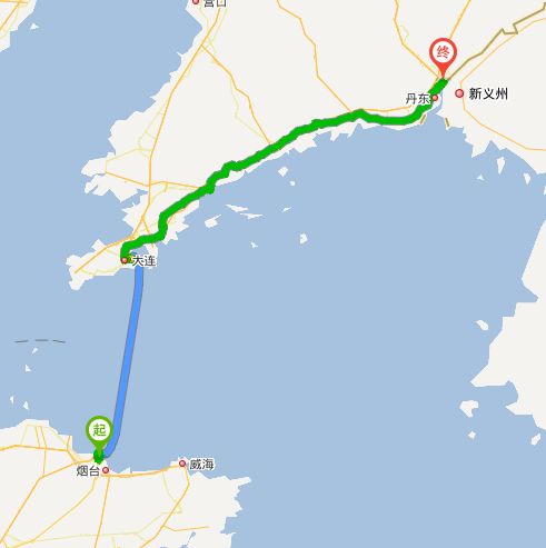 烟台到莱州汽车多少公里