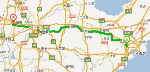德州到高唐汽车多少公里
