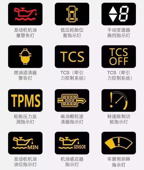 冬天汽车有多少故障灯