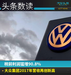 大众汽车每年营收有多少